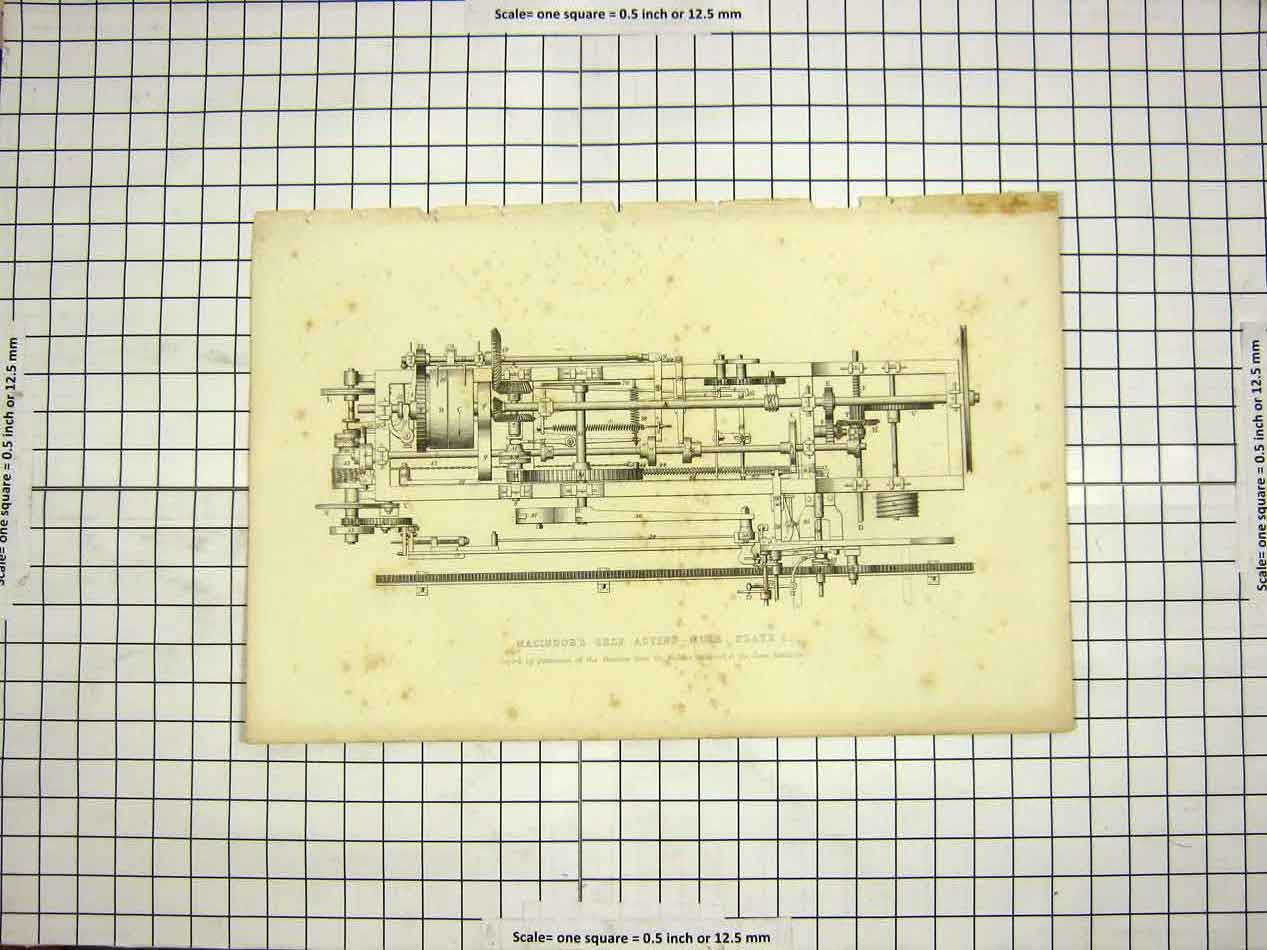 Original Old Antique Print C1800 Encyclopaedia Britannica Macindoe'S Self Mule