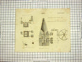 Original Old Antique Print C1800 Encyclopaedia Britannica Iron Refinery Furnace