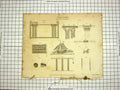 Original Old Antique Print C1800 Encyclopaedia Britannica Dramatic Machinery