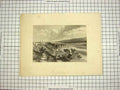 Original Old Antique Print C1800 Berwick Bridge River Engraving Finden Harding