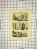 Antique Print Ref.587 C1800 Encyclopaedia Britannica Trap Rocks Skye Helena