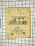 Old Antique Print 1811 Optics Burrough Machine Encyclopaedia Britannica 19th