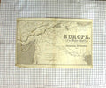Original Old Antique Print Map Europe Political Divisions 1828 Lowry 19th