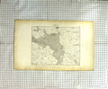 Original Old Antique Print Map Pan Arcole River Adige Albaro Dyonnet