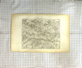 Original Old Antique Print Map Schierling Eckmuhl Dyonnet Dufour
