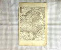 Original Old Antique Print Map Dyonnet Sezanne Montereal Brienne