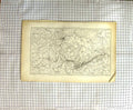 Original Old Antique Print Map Dyonnet Dufour France Magdebourg Prague