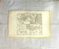 Original Old Antique Print Map Dyonnet Dufour Czarnowo Sau Golymin