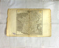 Original Old Antique Print Map 1807 Jones France Mediterranean Bay Biscay 19th