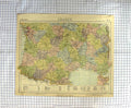 Original Old Antique Print Map C1790-C1900 France Lyon Dordogne Alpes 18th