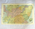 Original Old Antique Print Map C1790-C1900 Scotland Dundee Moray Firth 18th