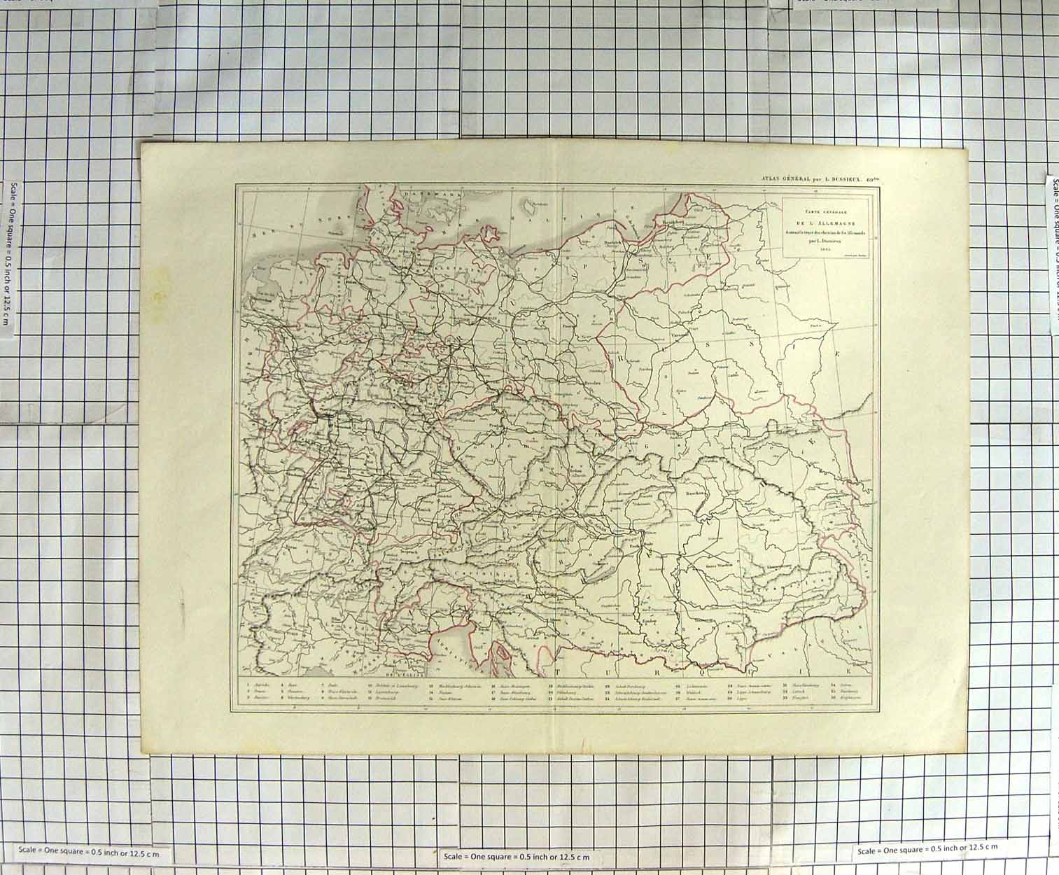 Original Old Antique Print Map C1790-C1900 Europe Adriatic enbourg 18th Century