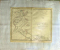 Original Old Antique Print Ref.637 Walker Map 1836 North Africa Tunis Tripoli