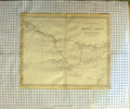Original Old Antique Print Walker Map 1837 North Africa Tripoli Egypt Victorian
