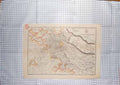 Original Old Antique Print Weller Map C1790-C1900 India Oude Luknow 18th