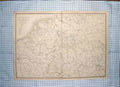 Original Old Antique Print Map C1790-C1900 Germany Europe Luxemburg 18th