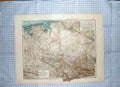 Original Old Antique Print Map C1790-C1900 Hannover enburg Bremen 18th Century