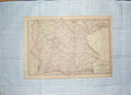 Original Old Antique Print Johnston Map C1790-C1900 Empire Germany Bavaria 18th