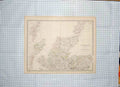 Old Antique Print Ref.696 Johnston Map C1790-C1900 Scotland Orkney Minch