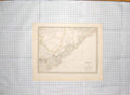 Original Old Antique Print Walker Map 1832 India Bay Bengal Ganjam Coringa 19th