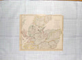 Original Old Antique Print Walker Map C1790-C1900 Northern Scotland Skye 18th