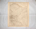 Original Old Antique Print Walker Map C1790-C1900 Germany Austria Bohemia 18th