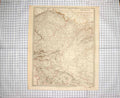 Original Old Antique Print Walker Map C1790-C1900 Hungary Austria Bohemia 18th