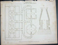 Original Old Antique Print Ref.787 1806 Chemistry Cupalo Furnace Lowry