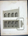 Original Old Antique Print 1805 Chemistry Air Vault Lowry Mushet 19th Century