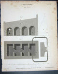 Original Old Antique Print 1805 Chemistry Air Vault Mushet Lowry 19th Century