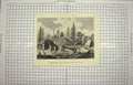 Original Old Antique Print C1790-C1900 Fishing Port De Francais 18th Century