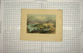 Original Old Antique Print Sherbrooke 1840 Junction Francis Magog River Smith