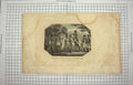 Original Old Antique Print 1824 General Burgoyne Indians Canada 19th Century