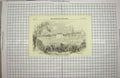 Original Old Antique Print 1854 Lower Canadian Agricultural Exhibition Horses