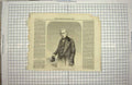 Original Old Antique Print 1860 Portrait Lord Thomas Babington Macaulay 19th