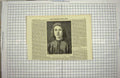 Original Old Antique Print 1860 Portrait Masaccio National Gallery Victorian
