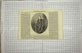 Original Old Antique Print 1860 Marquis De Lajatico Envoy Government Tuscany