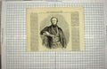 Original Old Antique Print 1859 Portrait Lord Ravensworth John Watkins 19th