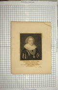 Original Old Antique Print 1806 Sir Robert Kerr Carr Earl Sommerset Portrait