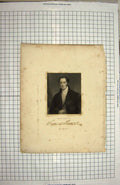 Original Old Antique Print 1833 Portrait Edward Baines Cochran 19th Century