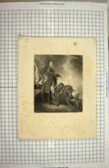 Original Old Antique Print Engraving Portrait Count La Lippe Reyns