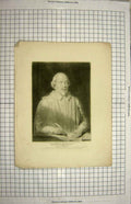Original Old Antique Print 1815 Portrait Mr William Shakspeare Engraving Ward