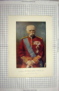 Original Old Antique Print Field Marshal Donald Martin Stewart Hospital Chelsea