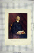 Original Old Antique Print Lieut-General Sir Colville South African Field Force