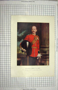 Old Antique Print Brevet-Major Lord Cecil Staff Officer Mafeking Colour 20th