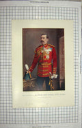 Antique Print Ref.931 Lieutenant-General Sir Baker Creed Russell Commanding