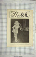Original Old Antique Print 1912 Mr Frivol Marie Tempest Malingerer Theatre 20th