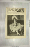 Old Antique Print 1900 Miss Mabelle Gilman Laura Lee Casino Girl Theatre 20th