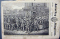 Original Old Antique Print 1838 Queen Elizabeth England Progresses Court 19th