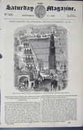 Original Old Antique Print 1838 Queen Elizabeth Public Procession Strand London